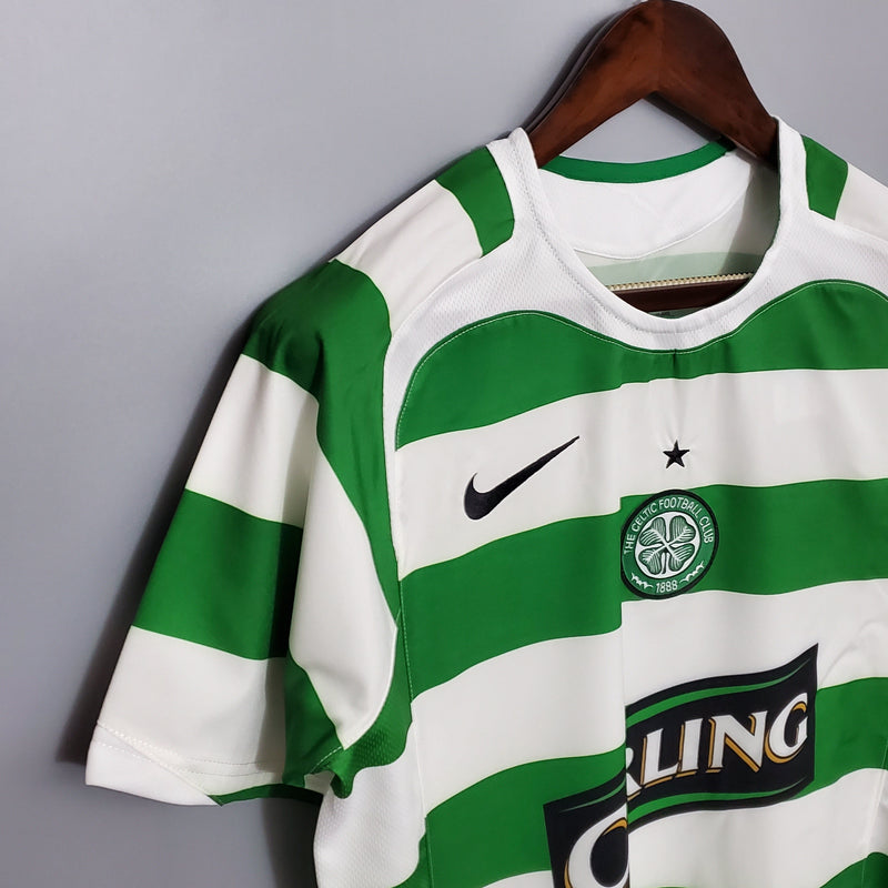 CAMISA CELTIC RETRÔ HOME 05/06