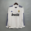 CAMISA REAL MADRID MANGA LONGA RETRÔ HOME 10/11