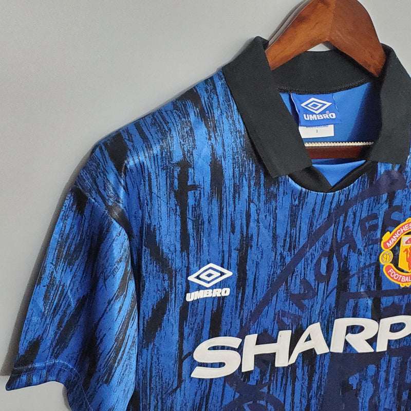 CAMISA RETRÔ MANCHESTER UNITED AWAY 92/93