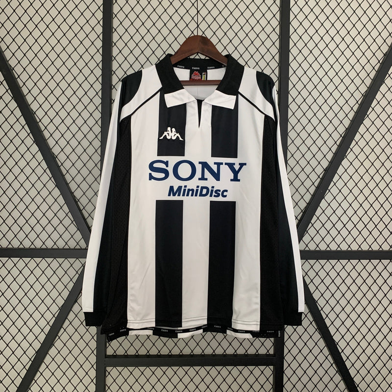 CAMISA JUVENTUS RETRÔ MANGA LONGA HOME 97/98