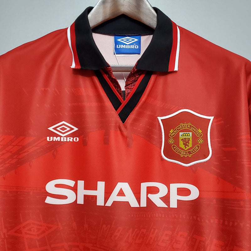 CAMISA RETRÔ MANCHESTER UNITED HOME 94/96