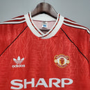 CAMISA RETRÔ MANCHESTER UNITED HOME 90/92
