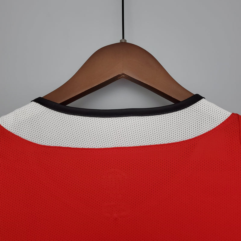 CAMISA RETRÔ MANCHESTER UNITED HOME MANGA LONGA 04/05