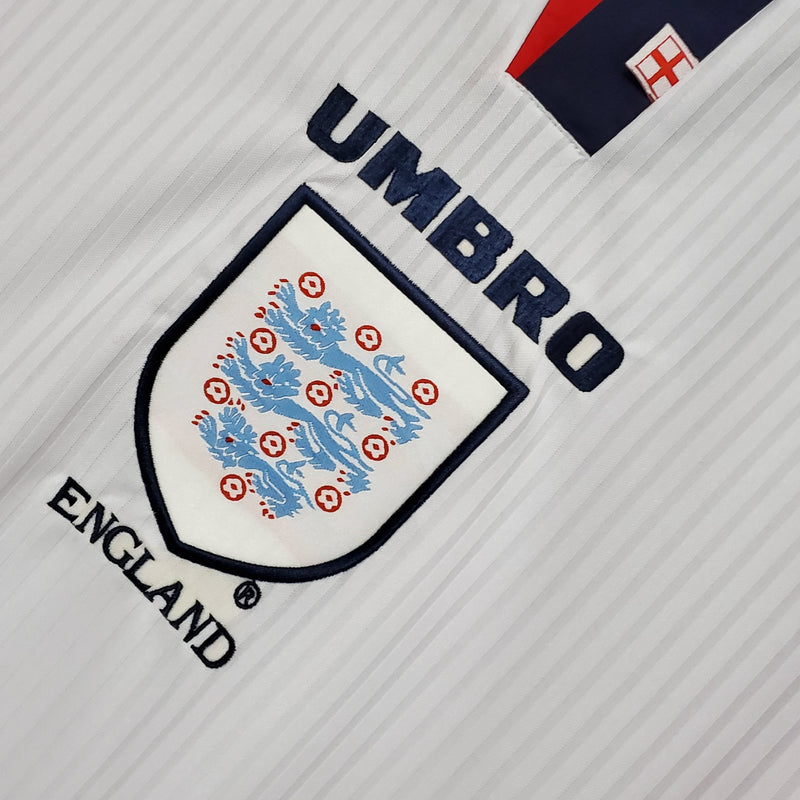 CAMISA RETRÔ INGLATERRA HOME MANGA LONGA 1998