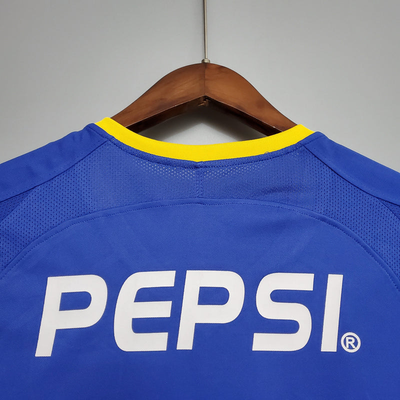CAMISA BOCA JUNIORS RETRÔ HOME 03/04