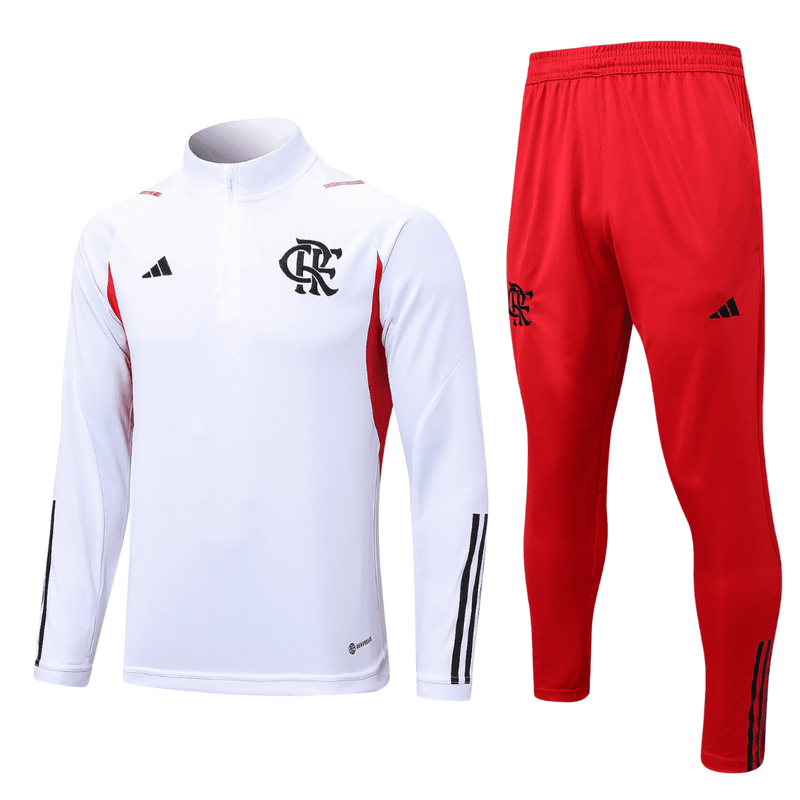 Conjunto de Frio Branco Flamengo