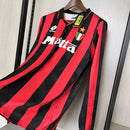 CAMISA RETRÔ MILAN HOME MANGA LONGA 93/94