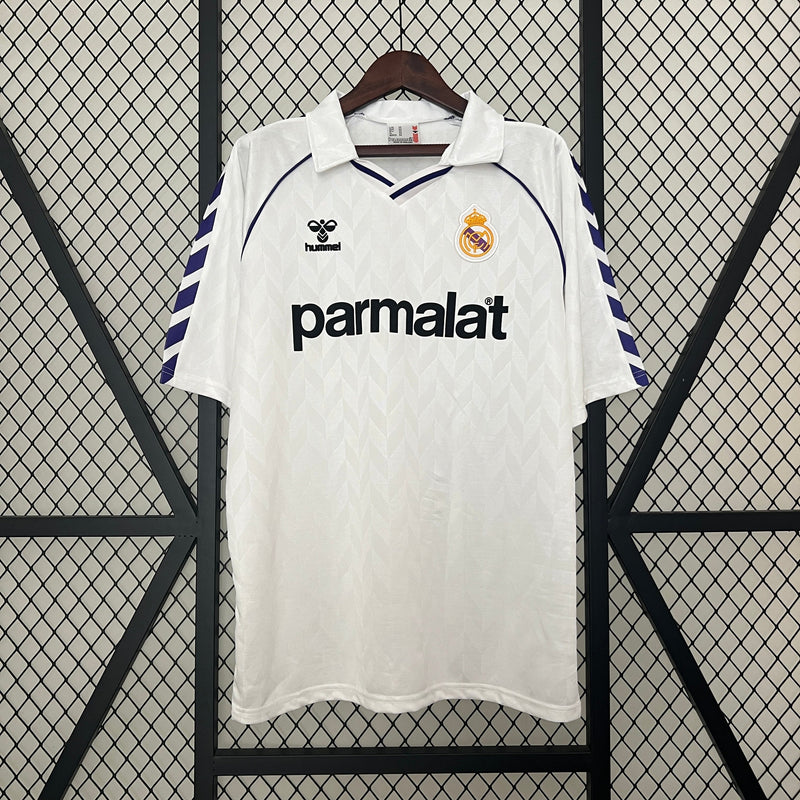 CAMISA REAL MADRID RETRÔ HOME 1988