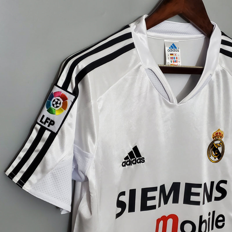 CAMISA RETRÔ REAL MADRID HOME 04/05