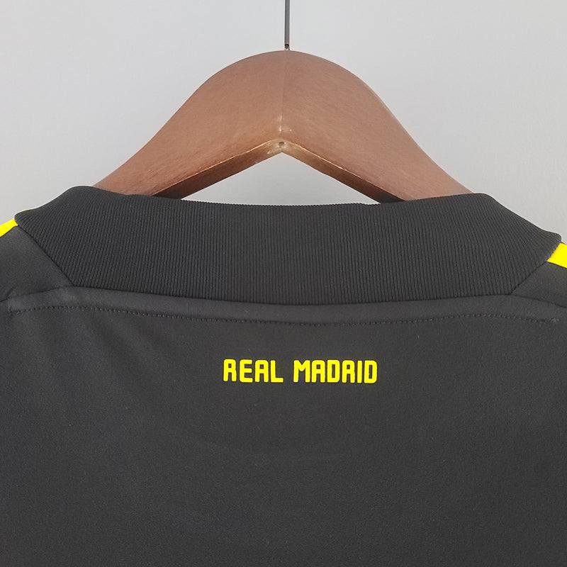 CAMISA RETRÔ REAL MADRID GOLEIRO BLACK 11/12