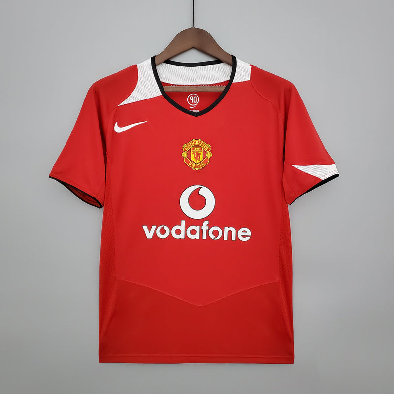 CAMISA RETRÔ MANCHESTER UNITED HOME 05/06