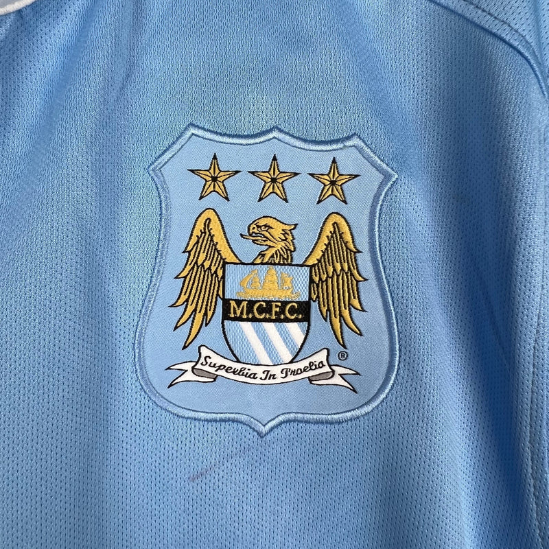 CAMISA MANCHESTER CITY RETRÔ HOME 15/16