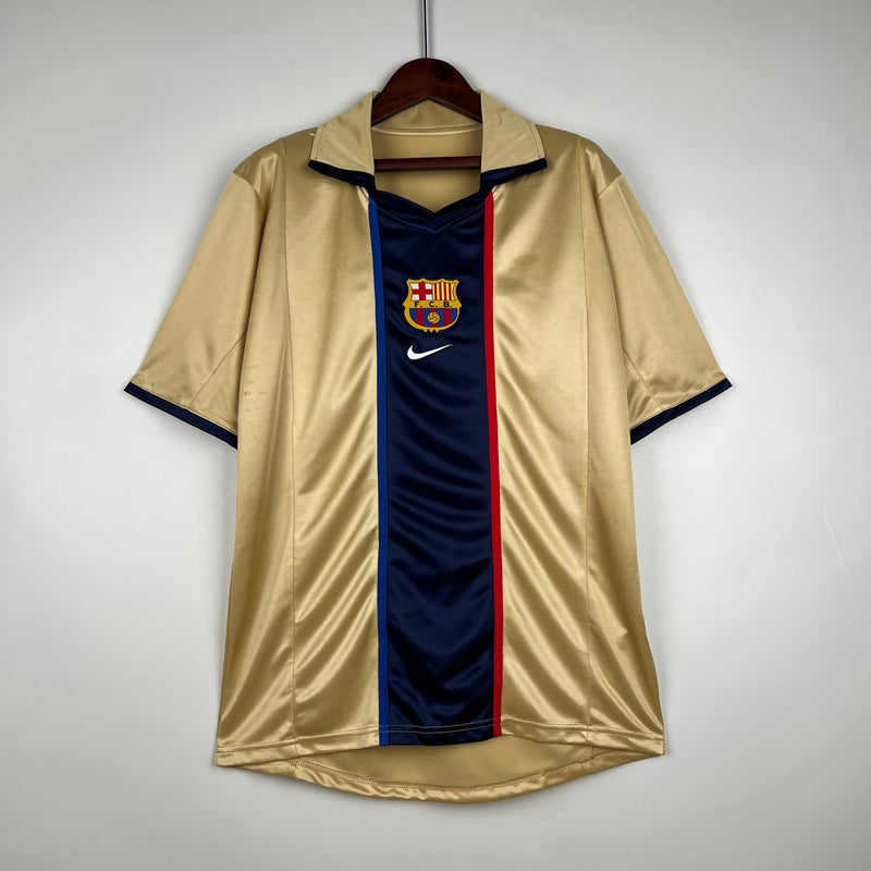 CAMISA RETRÔ BARCELONA AWAY 2002/03