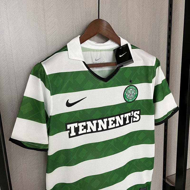 CAMISA RETRÔ CELTIC HOME 10/11