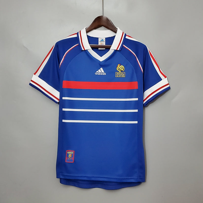 CAMISA RETRÔ FRANÇA HOME 1998