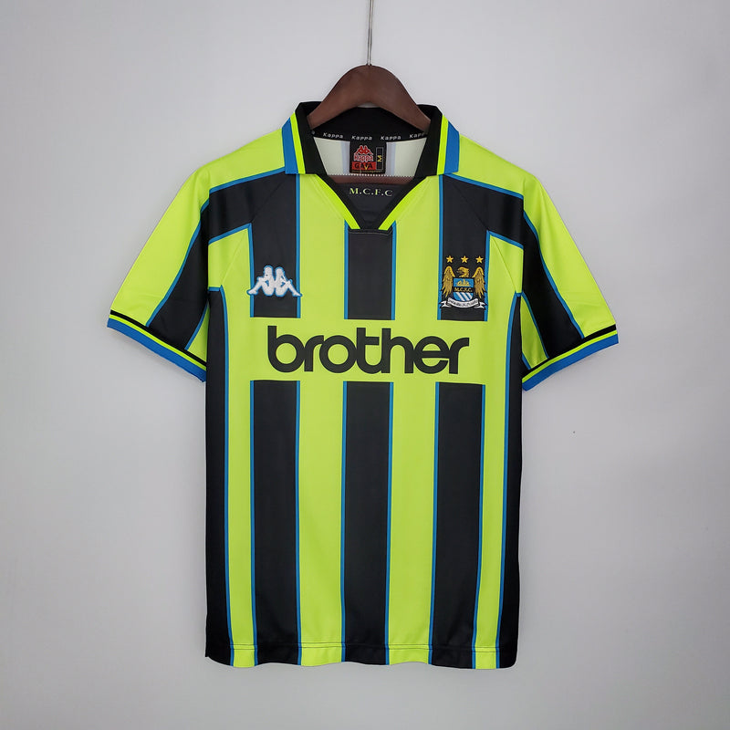 CAMISA MANCHESTER CITY RETRÔ AWAY 98/99