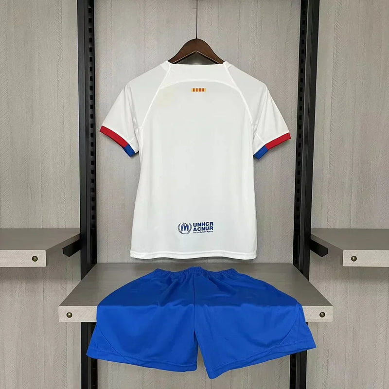 Conjunto Infantil Unissex  Barcelona Branco