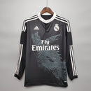 CAMISA REAL MADRID MANGA LONGA RETRÔ THIRD 14/15