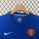 KIT INFANTIL RETRÔ MANCHESTER UNITED BLUE 08/09