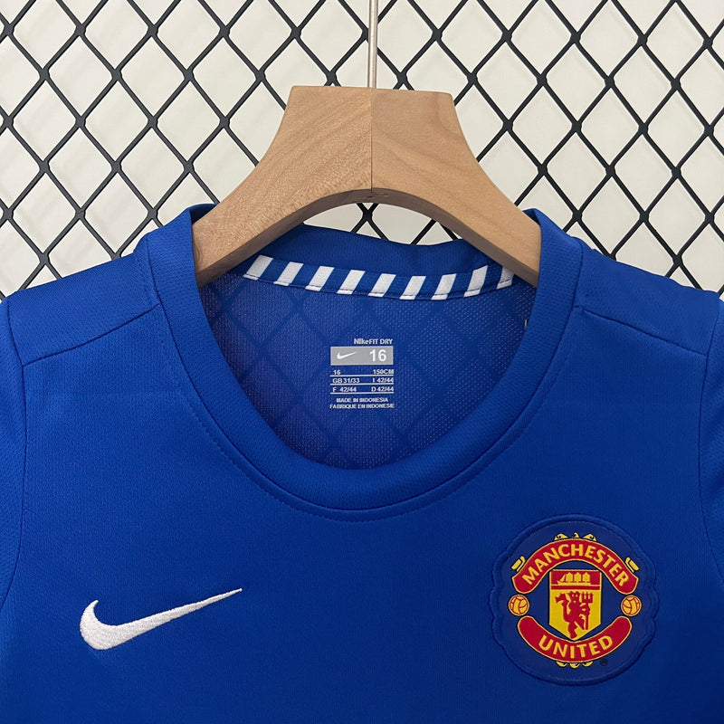 KIT INFANTIL RETRÔ MANCHESTER UNITED BLUE 08/09