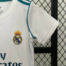 KIT INFANTIL RETRÔ REAL MADRID HOME 17/18