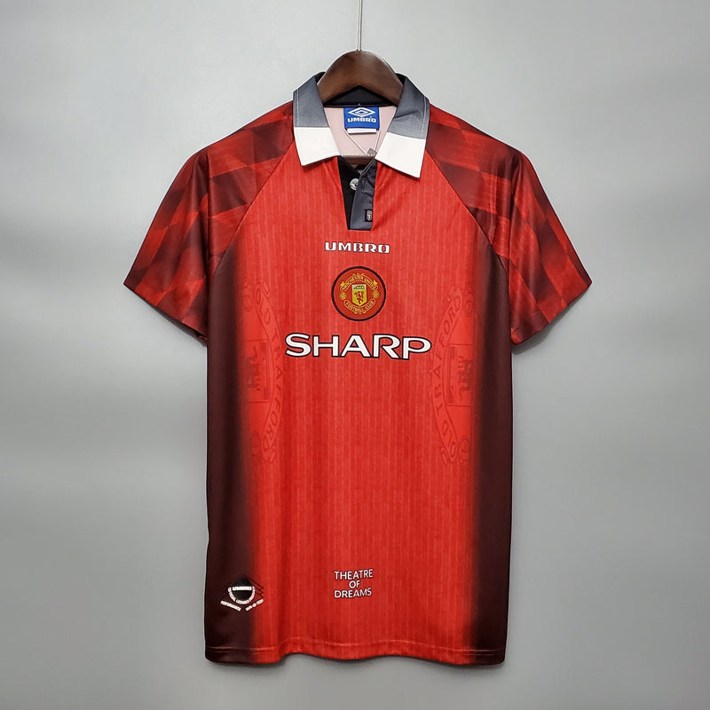CAMISA RETRÔ MANCHESTER UNITED HOME 1996