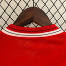 CAMISA RETRÔ MANCHESTER UNITED HOME MANGA LONGA 86/88