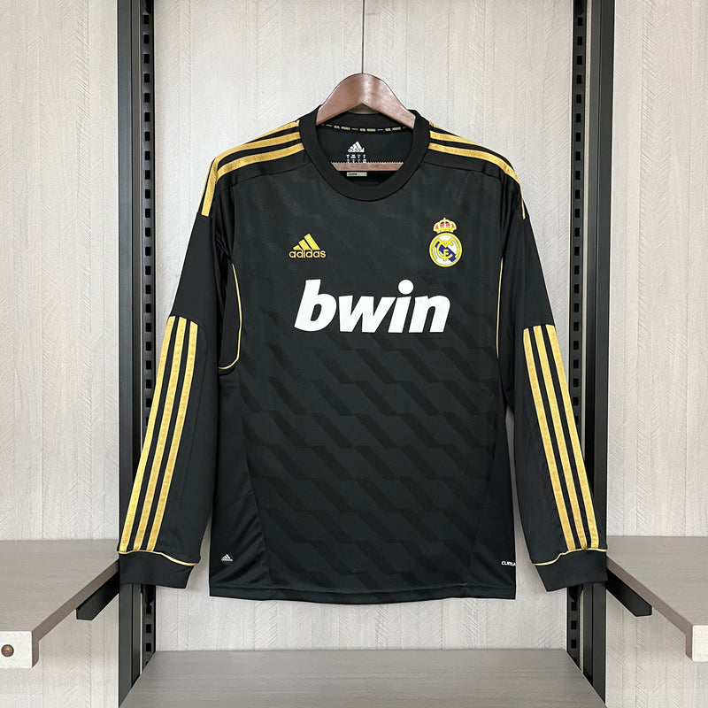 CAMISA REAL MADRID MANGA LONGA RETRÔ AWAY 11/12
