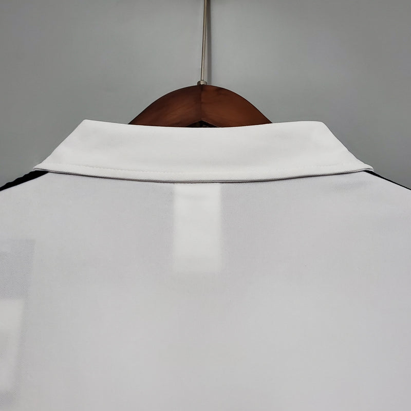 CAMISA REAL MADRID MANGA LONGA RETRÔ HOME 2002