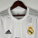 CAMISA REAL MADRID MANGA LONGA RETRÔ HOME 15/16