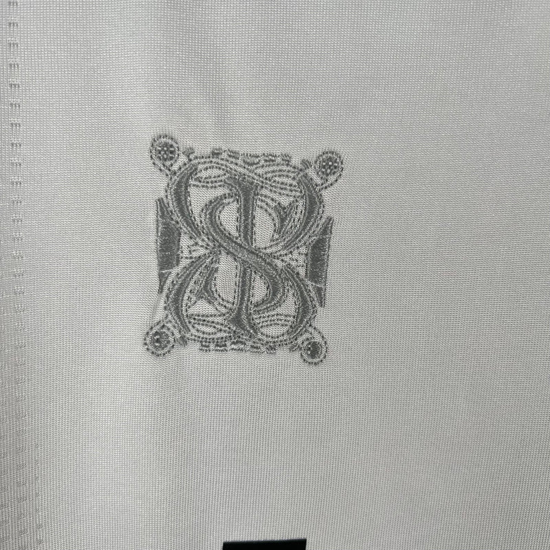 CAMISA REAL MADRID MANGA LONGA RETRÔ HOME 09/10