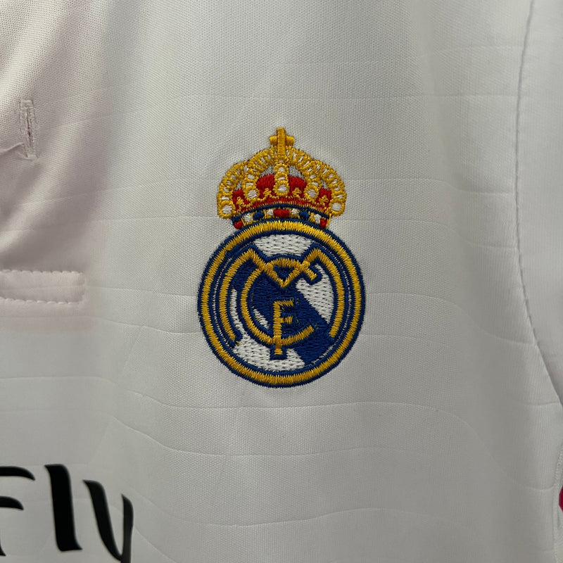KIT INFANTIL RETRÔ REAL MADRID HOME 14/15