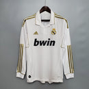 CAMISA REAL MADRID MANGA LONGA RETRÔ HOME 11/12
