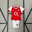 KIT INFANTIL RETRÔ ARSENAL HOME 02/03