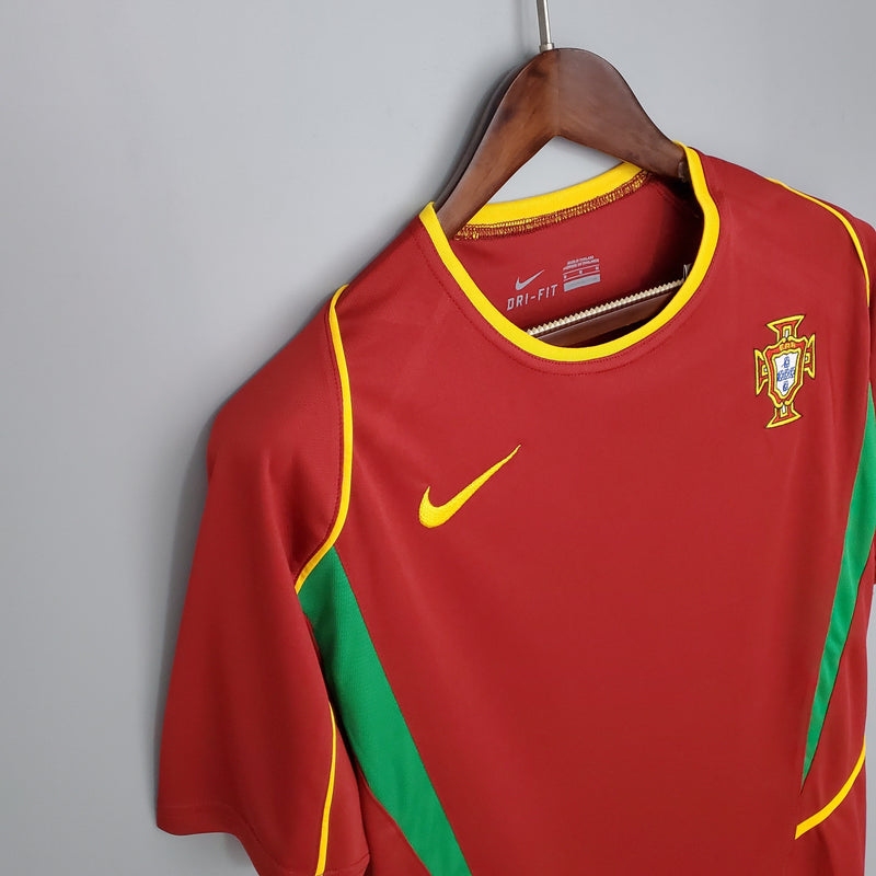 CAMISA RETRÔ PORTUGAL HOME 2002