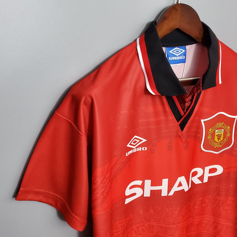 CAMISA RETRÔ MANCHESTER UNITED HOME 94/96