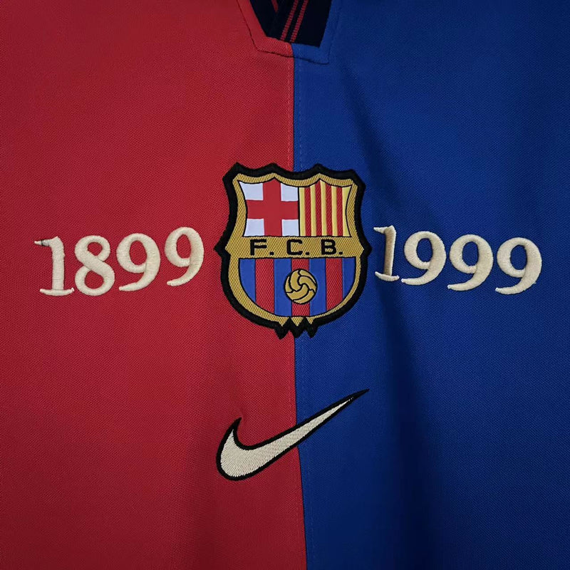 CAMISA RETRÔ BARCELONA 100 ANOS