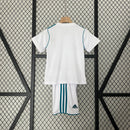 KIT INFANTIL RETRÔ REAL MADRID HOME 17/18