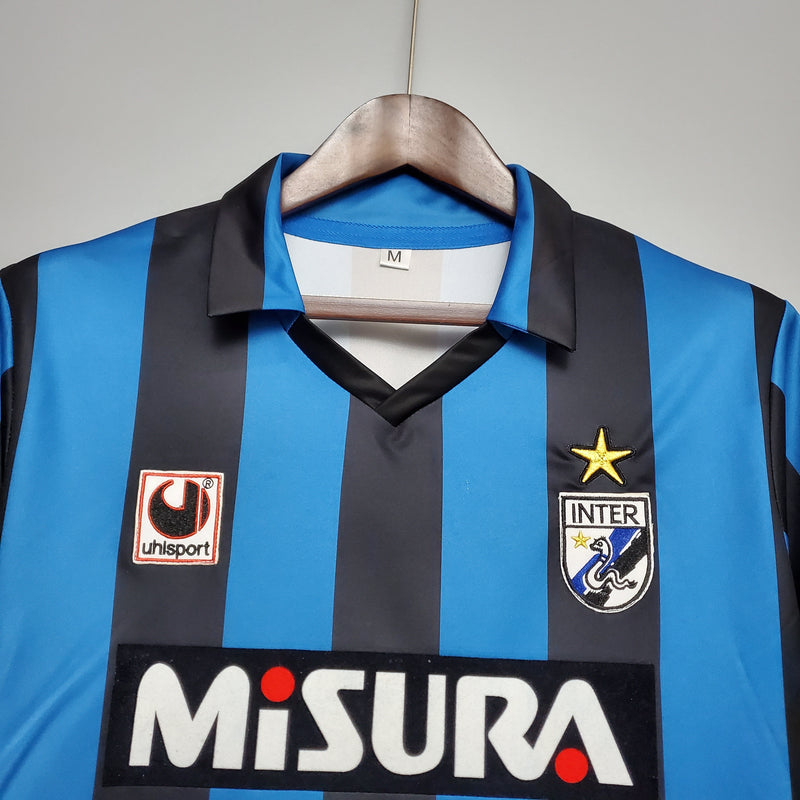 CAMISA RETRÔ INTER DE MILÃO HOME 88/90