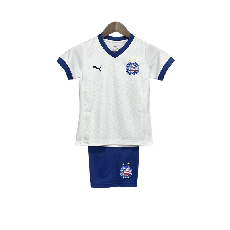 Conjunto Infantil Bahia Titular 25/26 - Branco