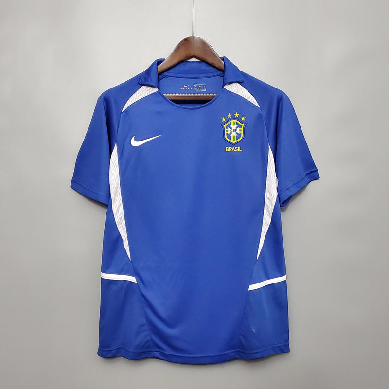 CAMISA RETRÔ BRASIL AWAY 2002