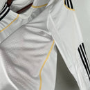 CAMISA REAL MADRID MANGA LONGA RETRÔ HOME 09/10