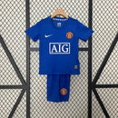 KIT INFANTIL RETRÔ MANCHESTER UNITED BLUE 08/09