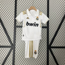 KIT INFANTIL RETRÔ REAL MADRID HOME 11/12