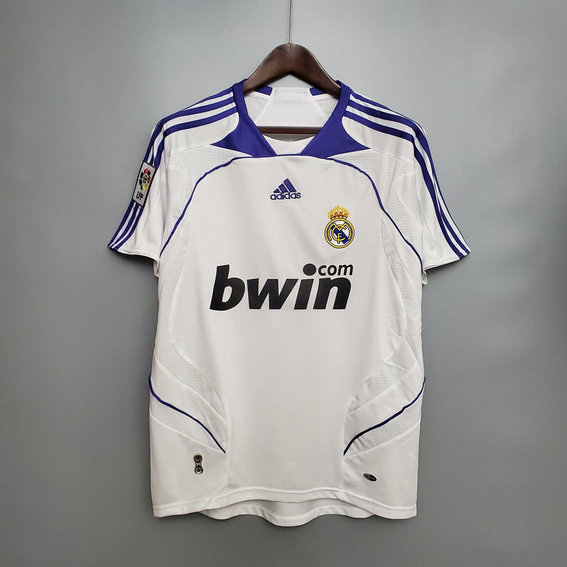 CAMISA RETRÔ REAL MADRID HOME 07/08