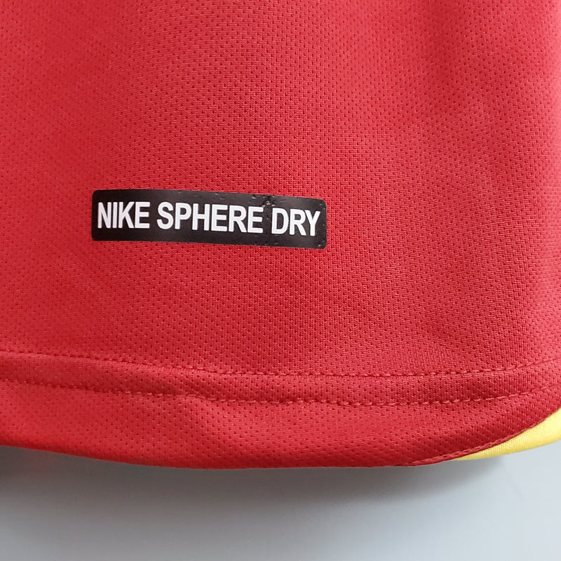 CAMISA RETRÔ MANCHESTER UNITED HOME MANGA LONGA 06/07