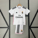KIT INFANTIL RETRÔ REAL MADRID HOME 14/15