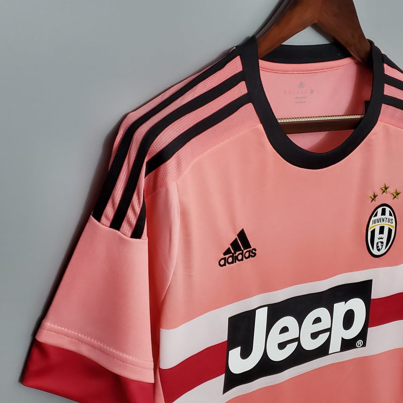 CAMISA JUVENTUS RETRÔ ROSA 2015/16