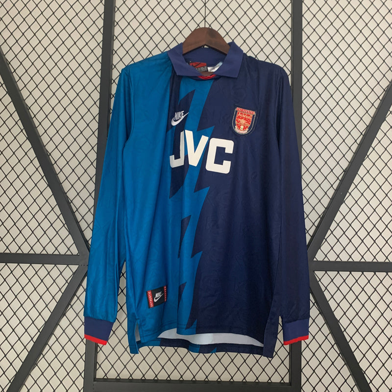 CAMISA RETRÔ ARSENAL AWAY MANGA LONGA 95/96