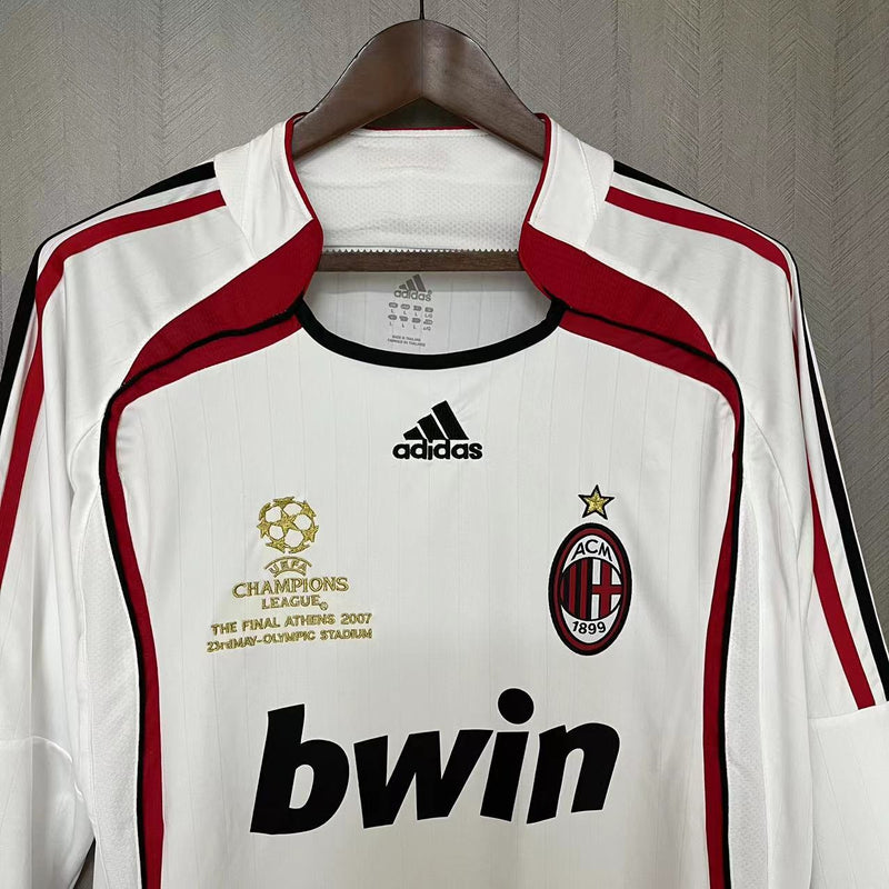 CAMISA RETRÔ MILAN AWAY MANGA LONGA 06/07
